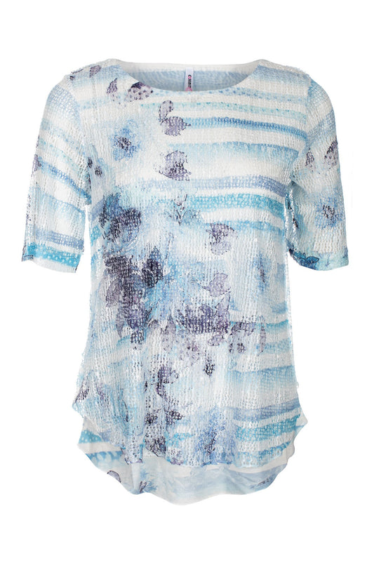 3971C1|SKY PURPLE FLORAL