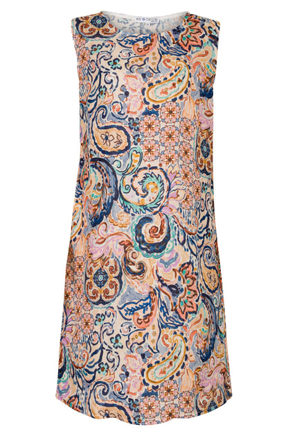 0402A1|MULTI BLUE PAISLEY