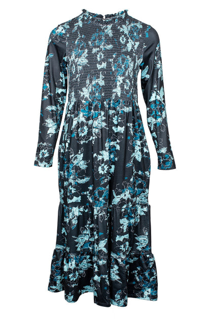 7604D1|BLACK SEAFOAM FLOWER