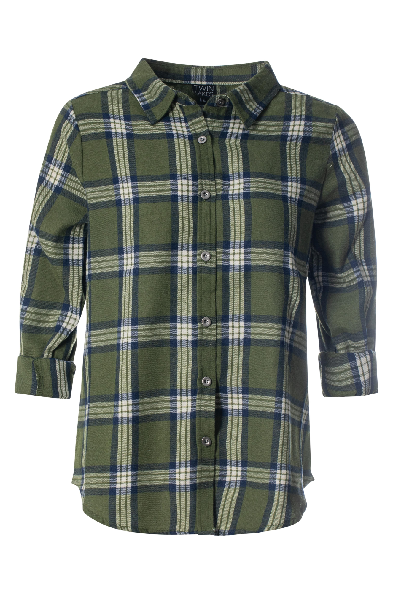 6351BR|MOSS NAVY CHECK