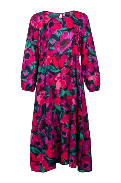 6535B1|RED MAGENTA FLOWER