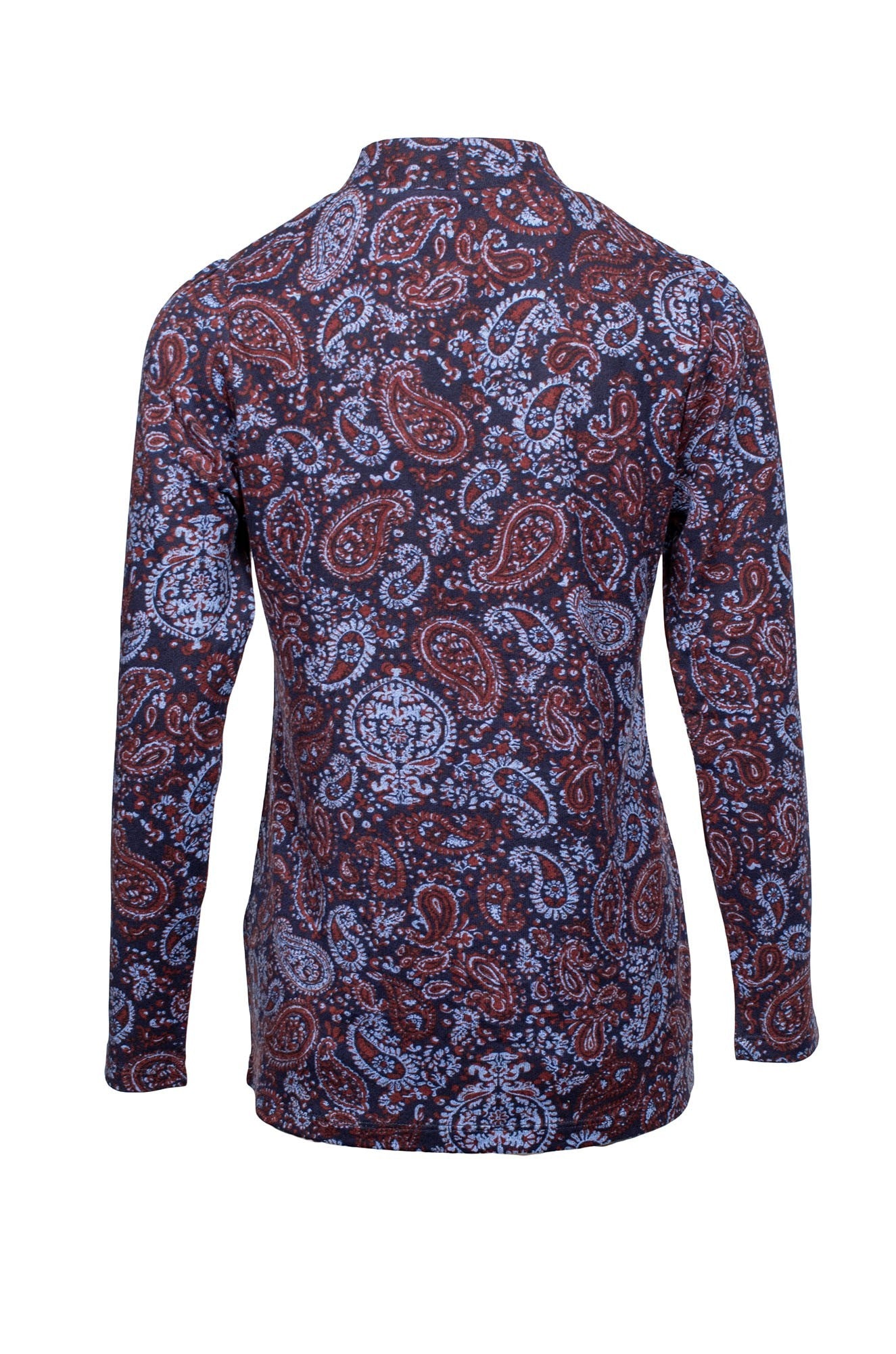 7902D1|NAVY BERRY PAISLEY