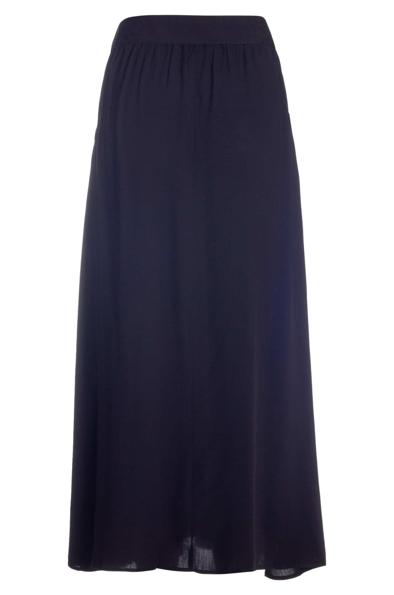 A line Skirt with self belt | Black | 6312YY – Ballentynes Fashion Central