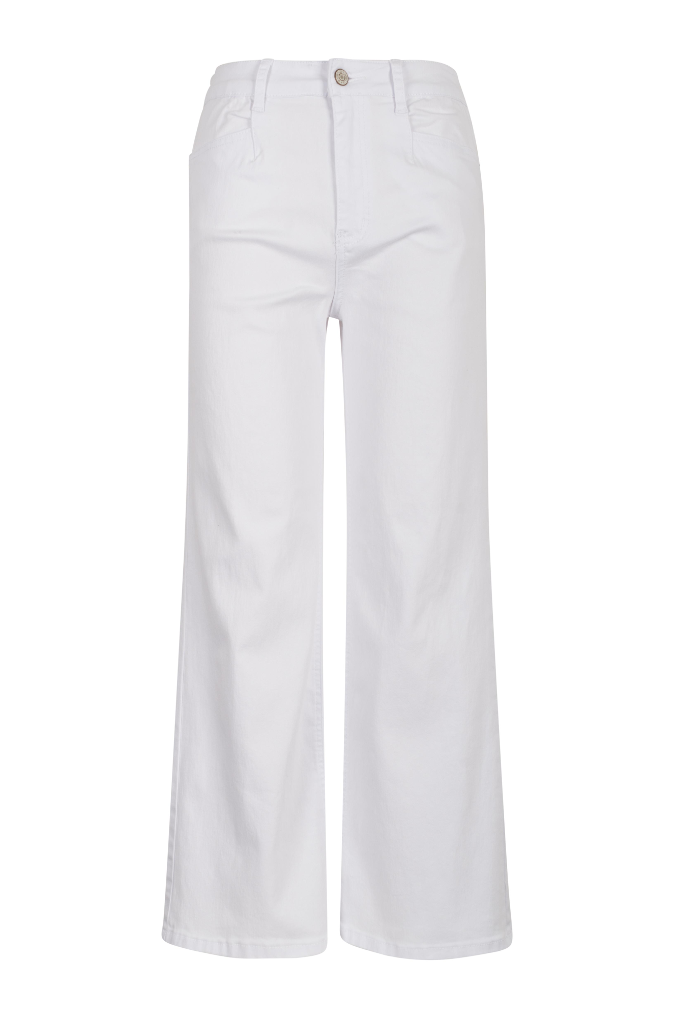 Wide leg Coloured Denim Short Jeans | WHITE | 6908YY – Ballentynes ...