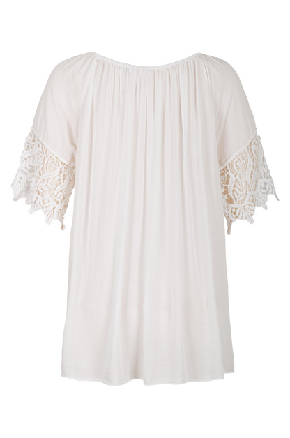 Made in Italy Embroidered Top | WHITE | 0407YY – Ballentynes Fashion ...