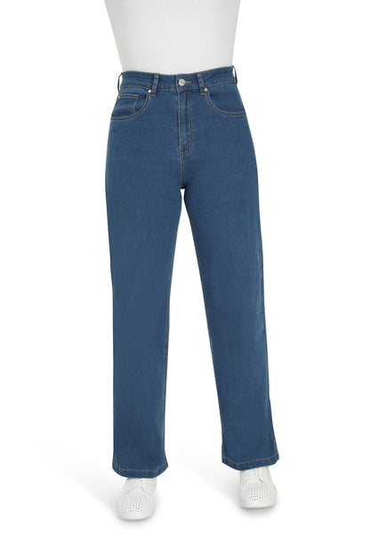 Wonder Denim Wide leg Short Jeans | Mid Blue | 6633TT – Ballentynes ...