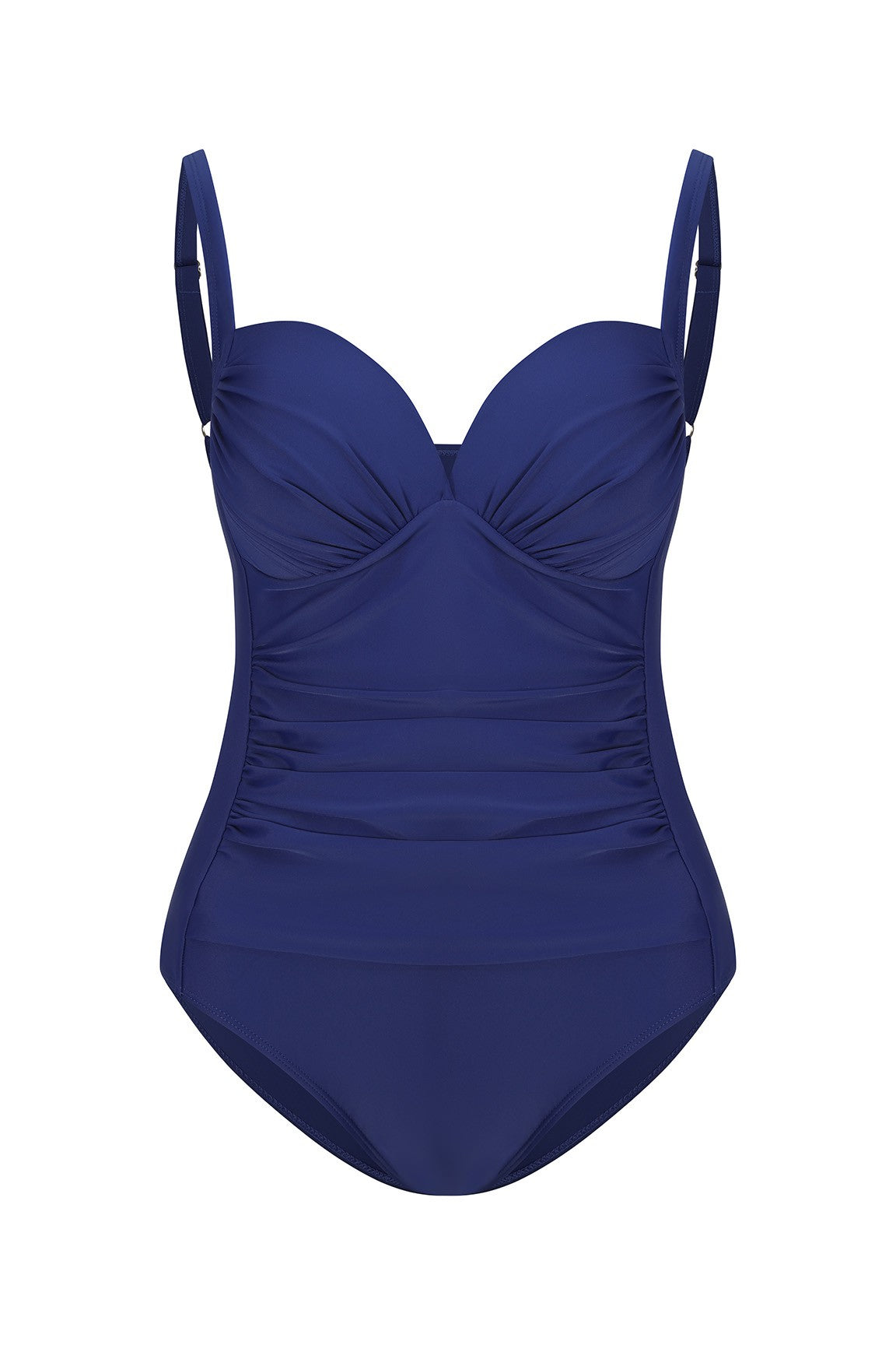 Swimsuit With Adjustable Shoulder Straps And Rouching | NU NAVY | 0709 ...