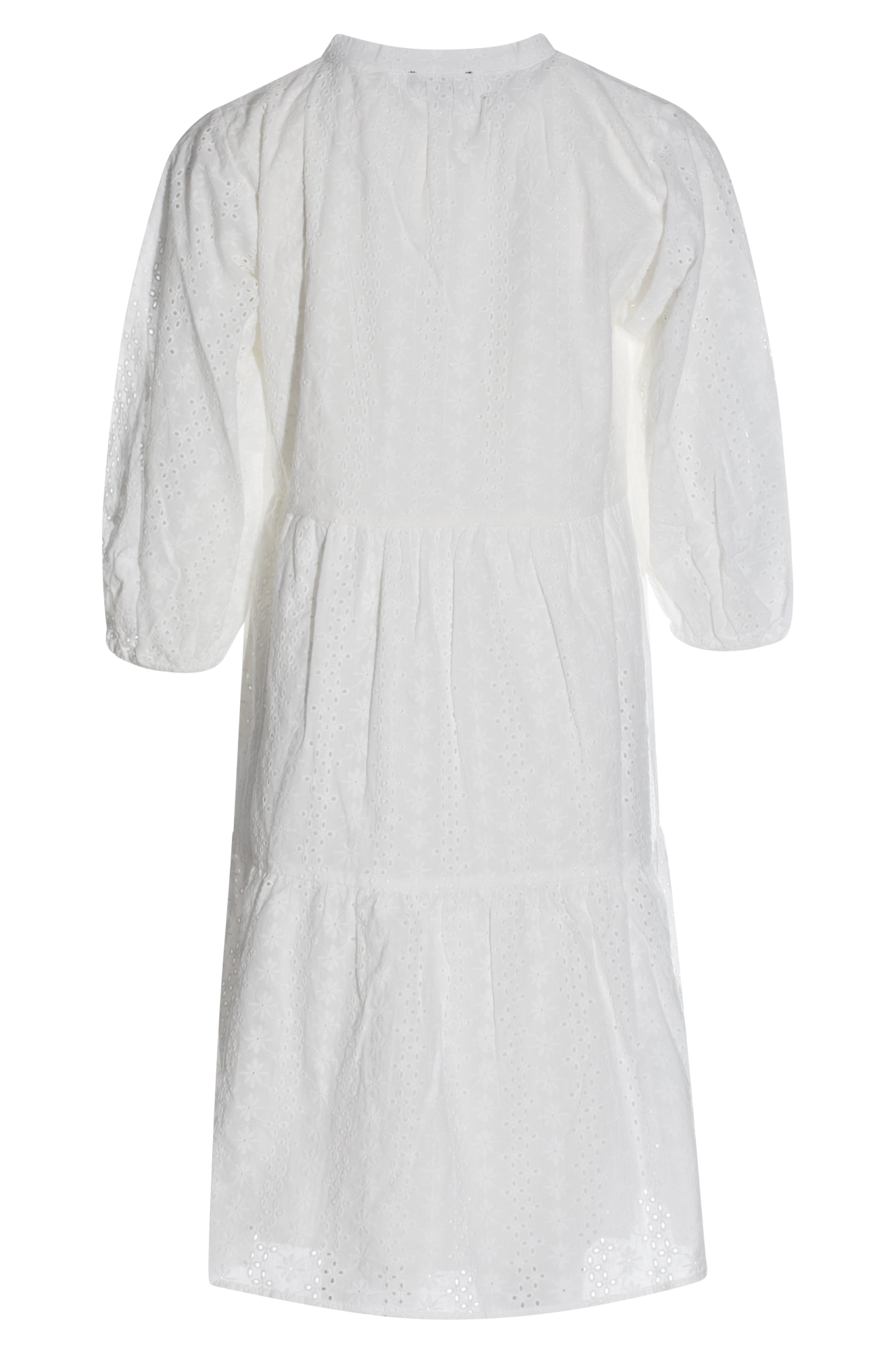 V neck Embroidery Anglaise Dress | OFF WHITE | 8591YY – Ballentynes ...